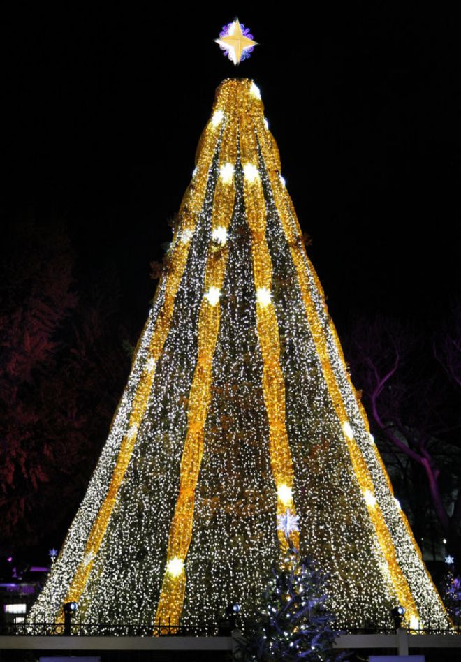 11 самых впечатляющих рождественских елок в мире 9
