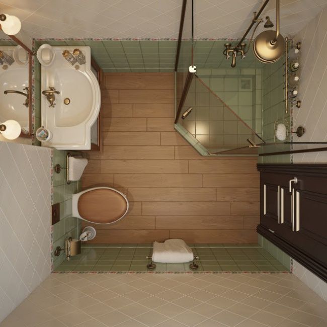 11 замечательных идей для небольших ванных комнат 11