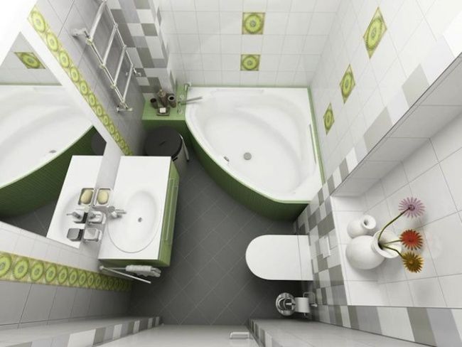 11 замечательных идей для небольших ванных комнат 8