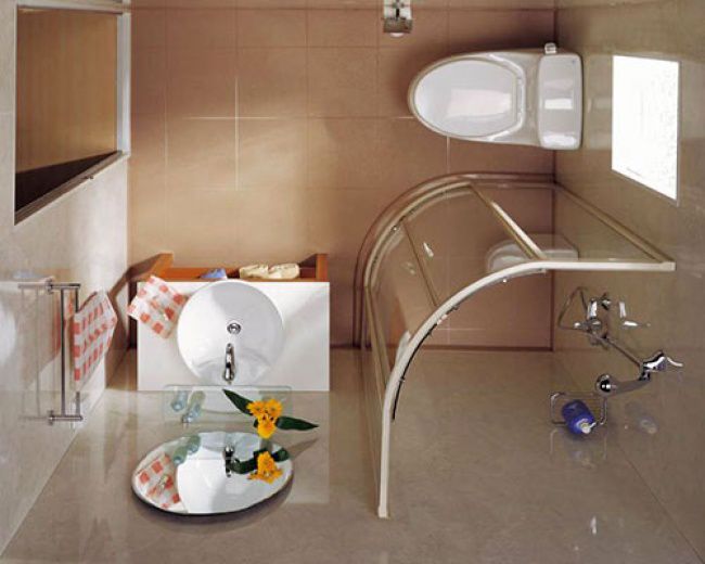 11 замечательных идей для небольших ванных комнат 10