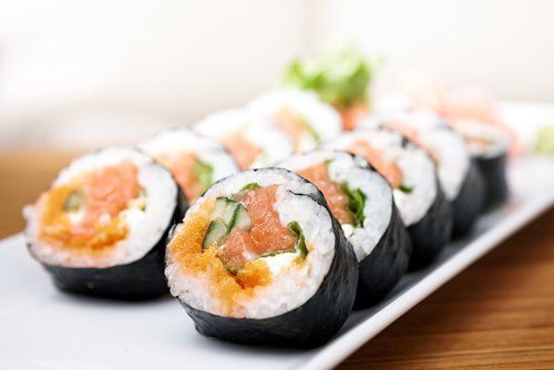 Суши - омолаживающие продукты