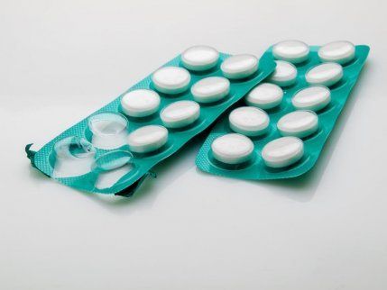 Блистеры с таблетками аспирина
