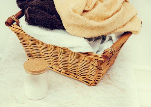 Чистые полотенца благодаря очищенной соде