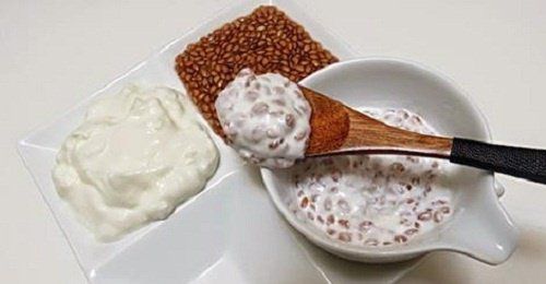 Семена с йогуртом