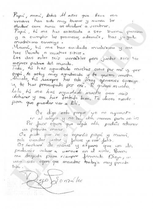 Письмо Диего и моба