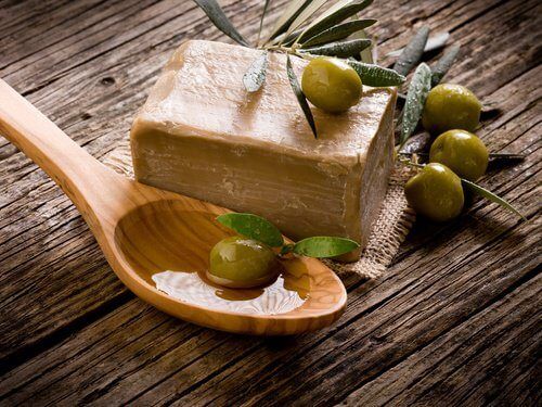 Природное оливковое мыло