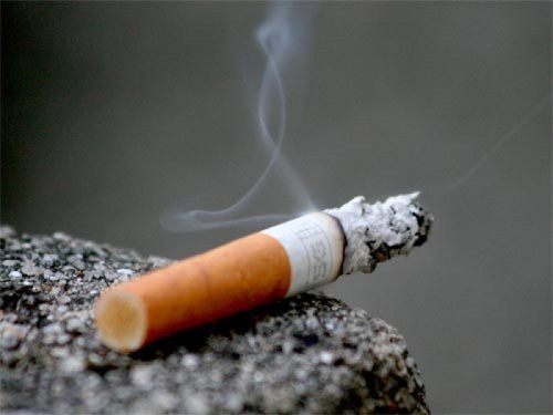 Сжигание сигарет, как бросить курить