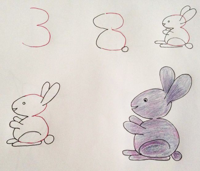 Как научить ребенка рисовать цифрами 2