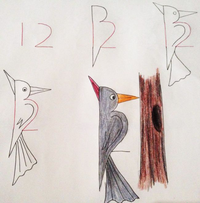 Как научить ребенка рисовать с помощью чисел 7