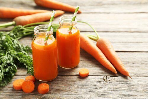 морковный и имбирный сок