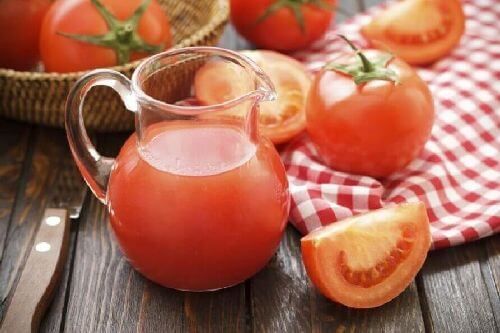 Томаты томатный сок здоровой диеты