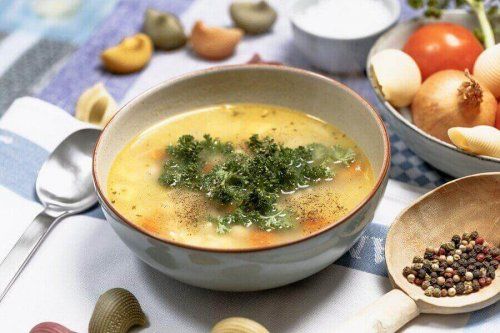 Овощной очищающий суп