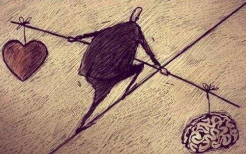 Прогулка по веревке - баланс между сердцем и умом и аргументом