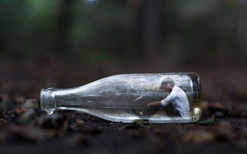 Человек в бутылке - страх перед конфликтом