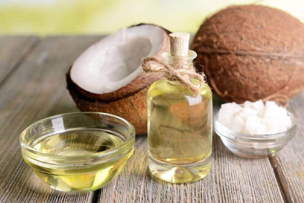 Кокосовое масло кокосового ореха для сухой кожи