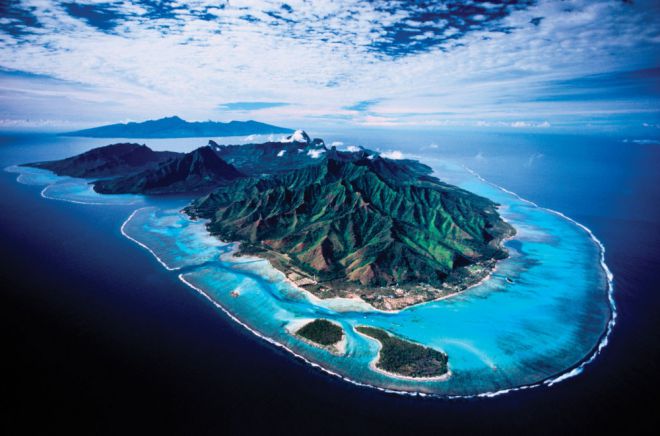 Остров Муреа Французская Полинезия