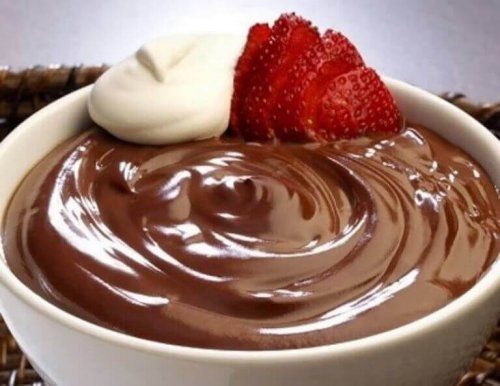 шоколадный пудинг здоровый десерт