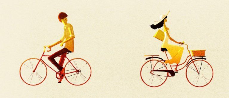 езда на велосипеде