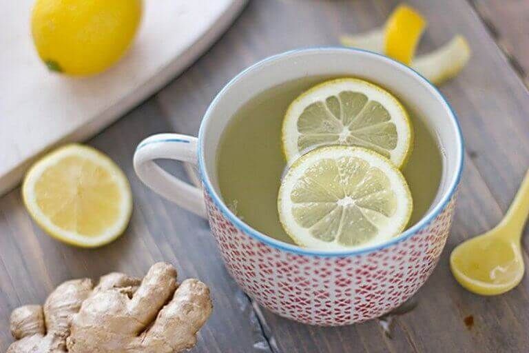 имбирный напиток с лимоном