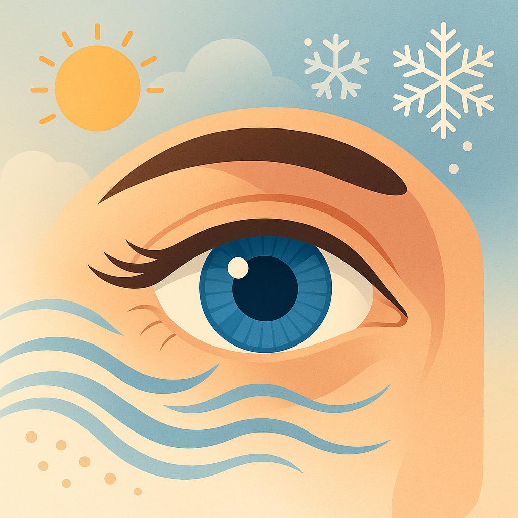 Климат и глаза как сухой воздух, ветер и мороз влияют на зрение